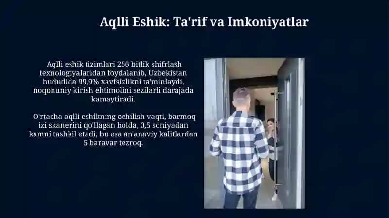 Aqlli Eshik Texnologiyalari 4