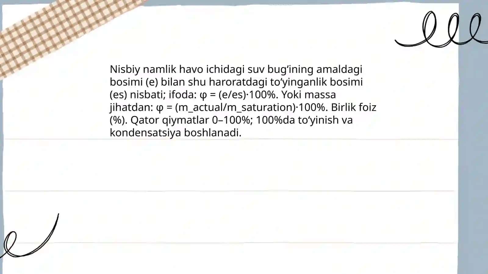 Havo absalyut namligi 4