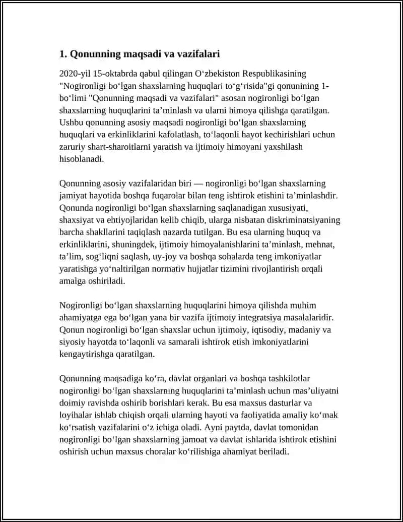 O‘ZBEKISTON RESPUBLIKASI OLIY TA’LIM FAN VA INNOVATSIYA VAZIRLIGI 4