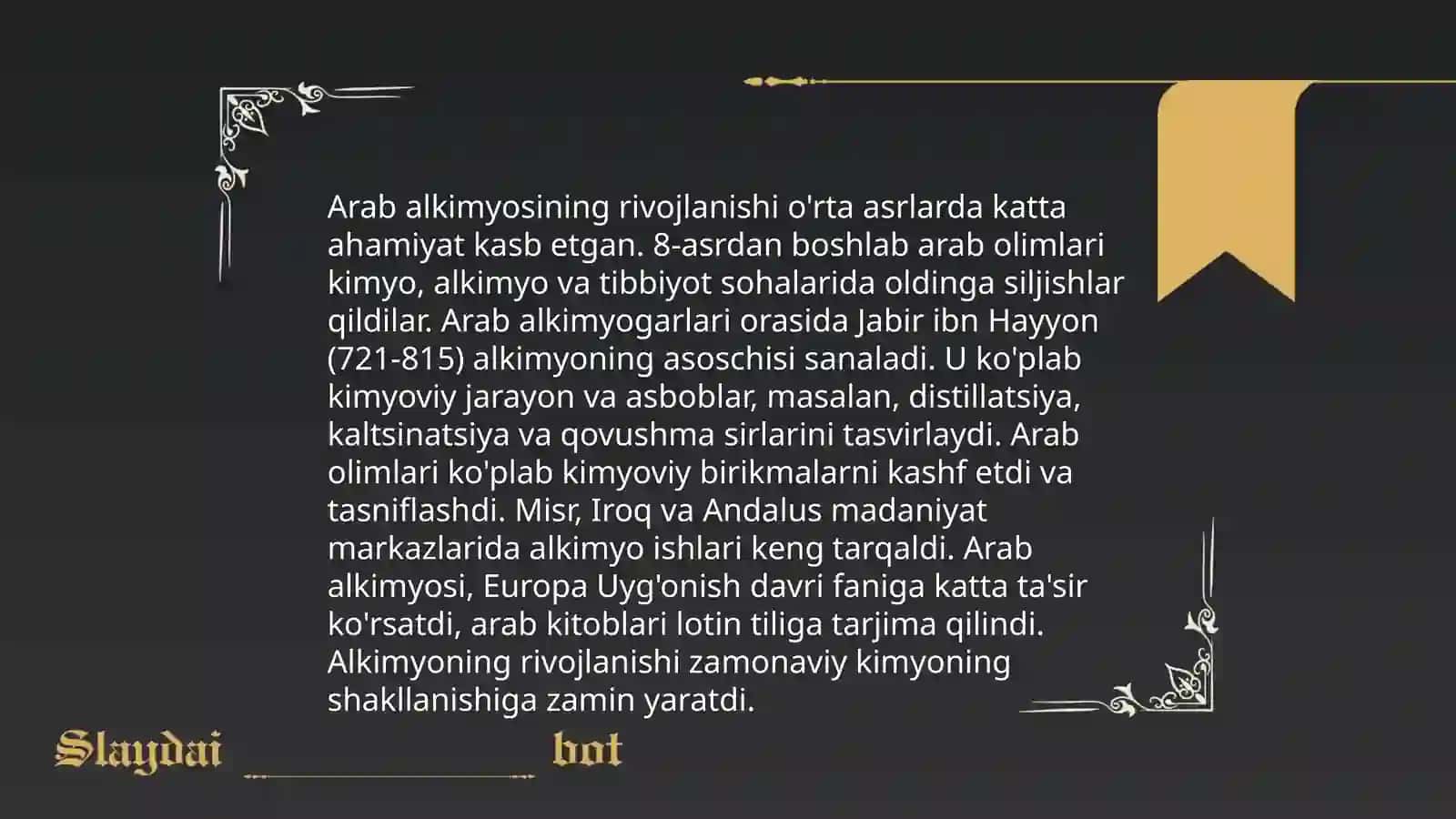 Arab alkimyosi 4