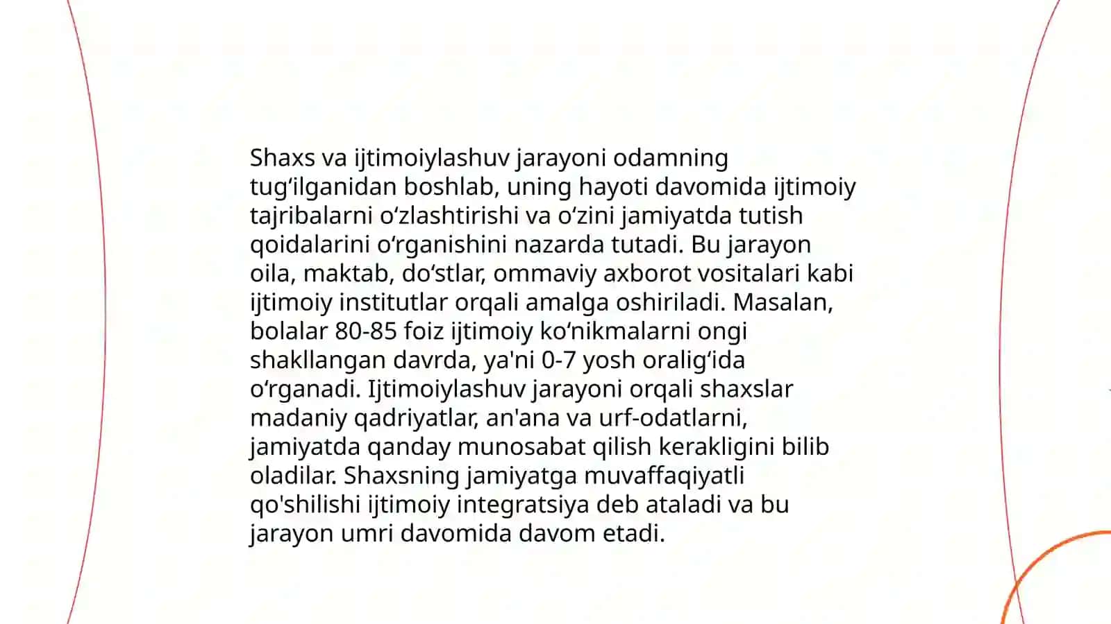 Ijtimoiy rol, shaxs ijtimoiylashuvi 4