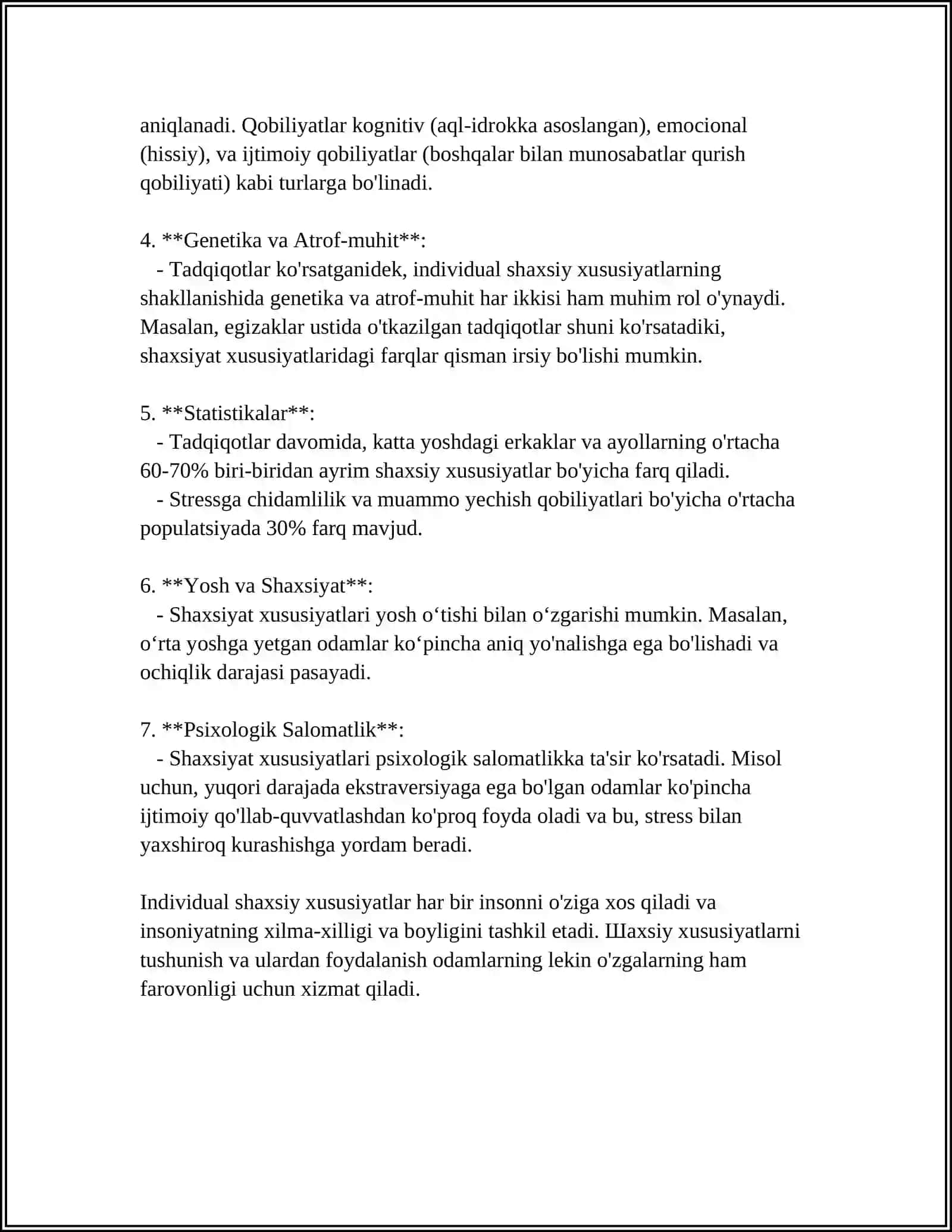DIFFERENSIAL PSIXOLOGIYA 4
