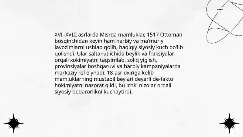 XVI-XIX asrlarda Misr va Liviya 4