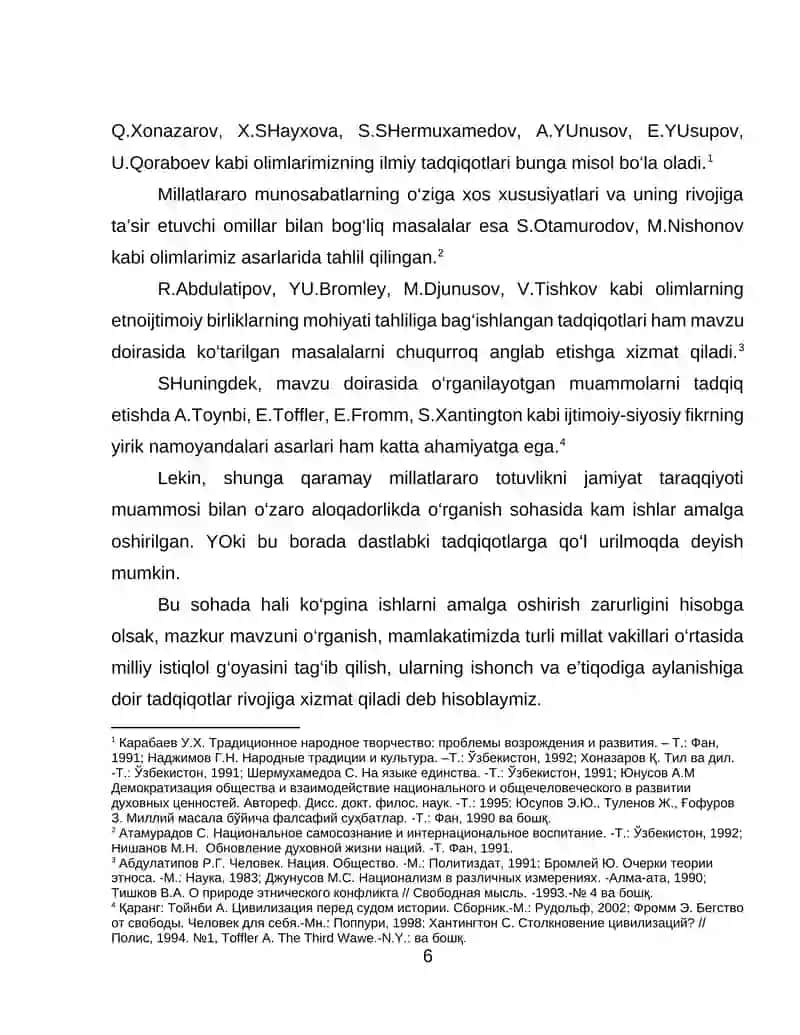 MILLATLARARO TOTUVLIK VA JAMIYAT TARAQQIYOTI 4