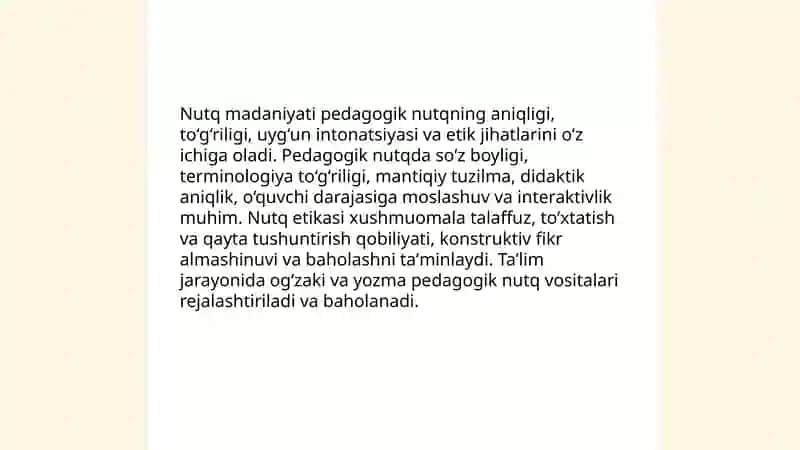 O‘qituvchining kommunikativ qobiliyati 4