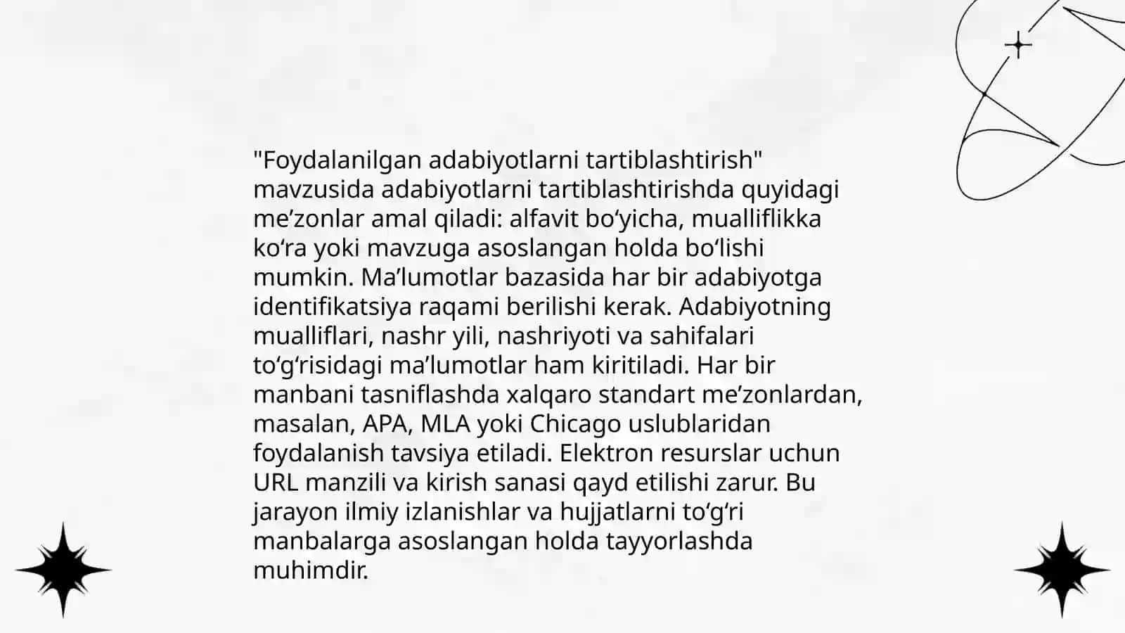 Foydalanilgan Adabiyotlar Ro'yxati 4