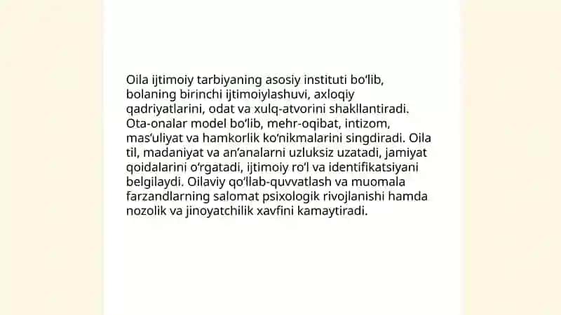 Ijtimoiy tarbiya 4