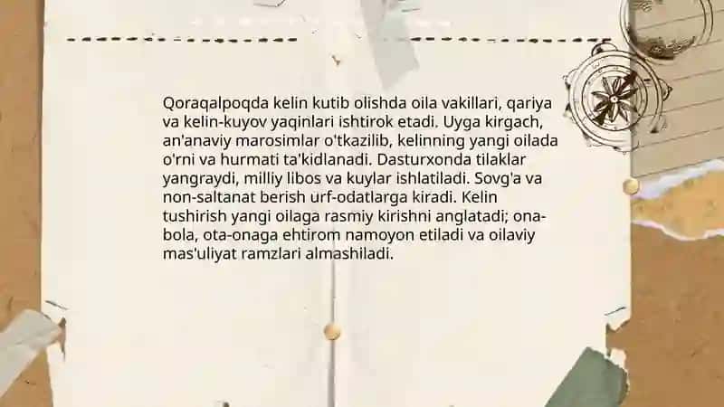 Qoraqalpoq xalqining urf-odatlari 4