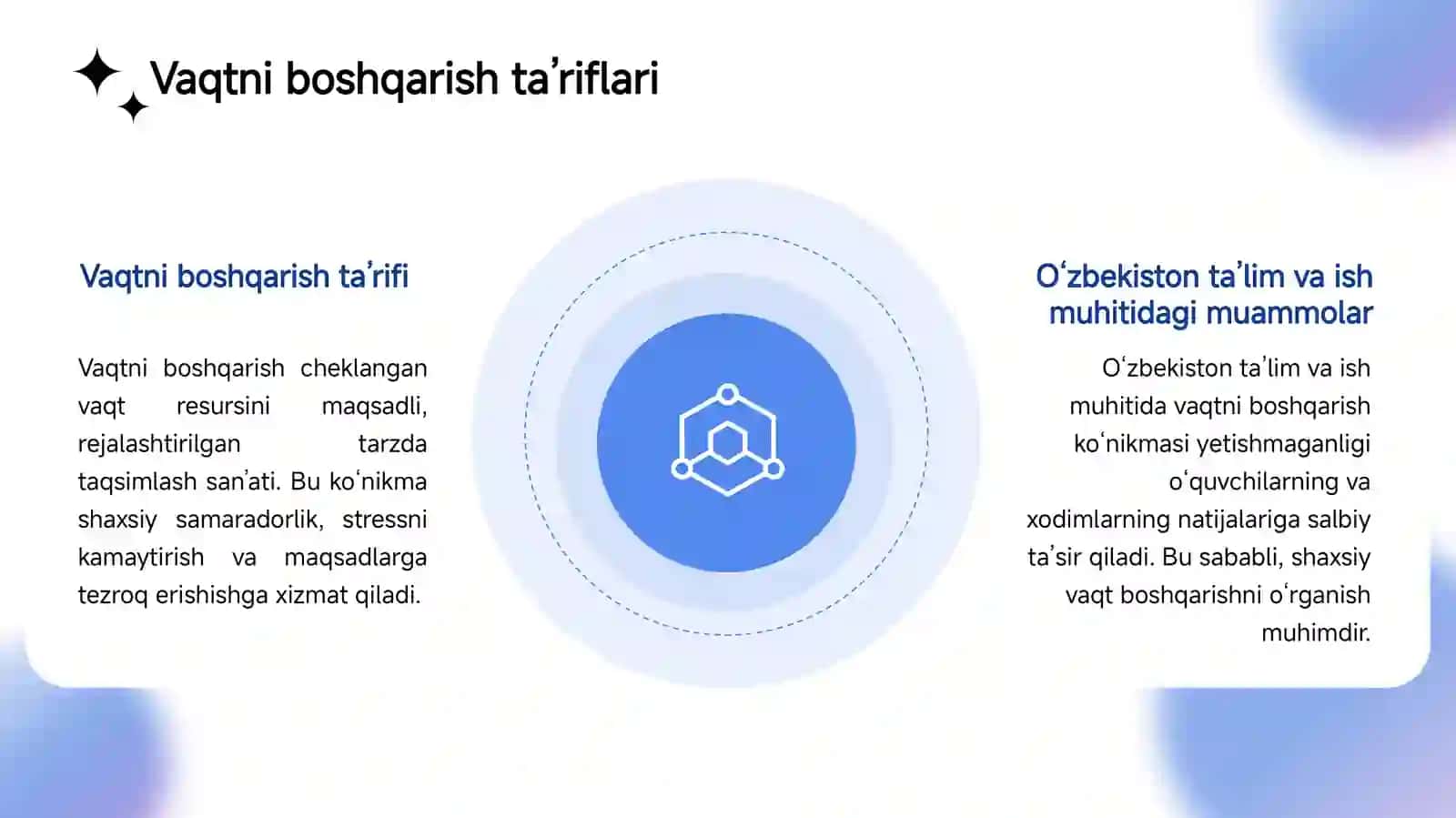 Vaqtni boshqarish: rivojlantirish yoʻllari 4