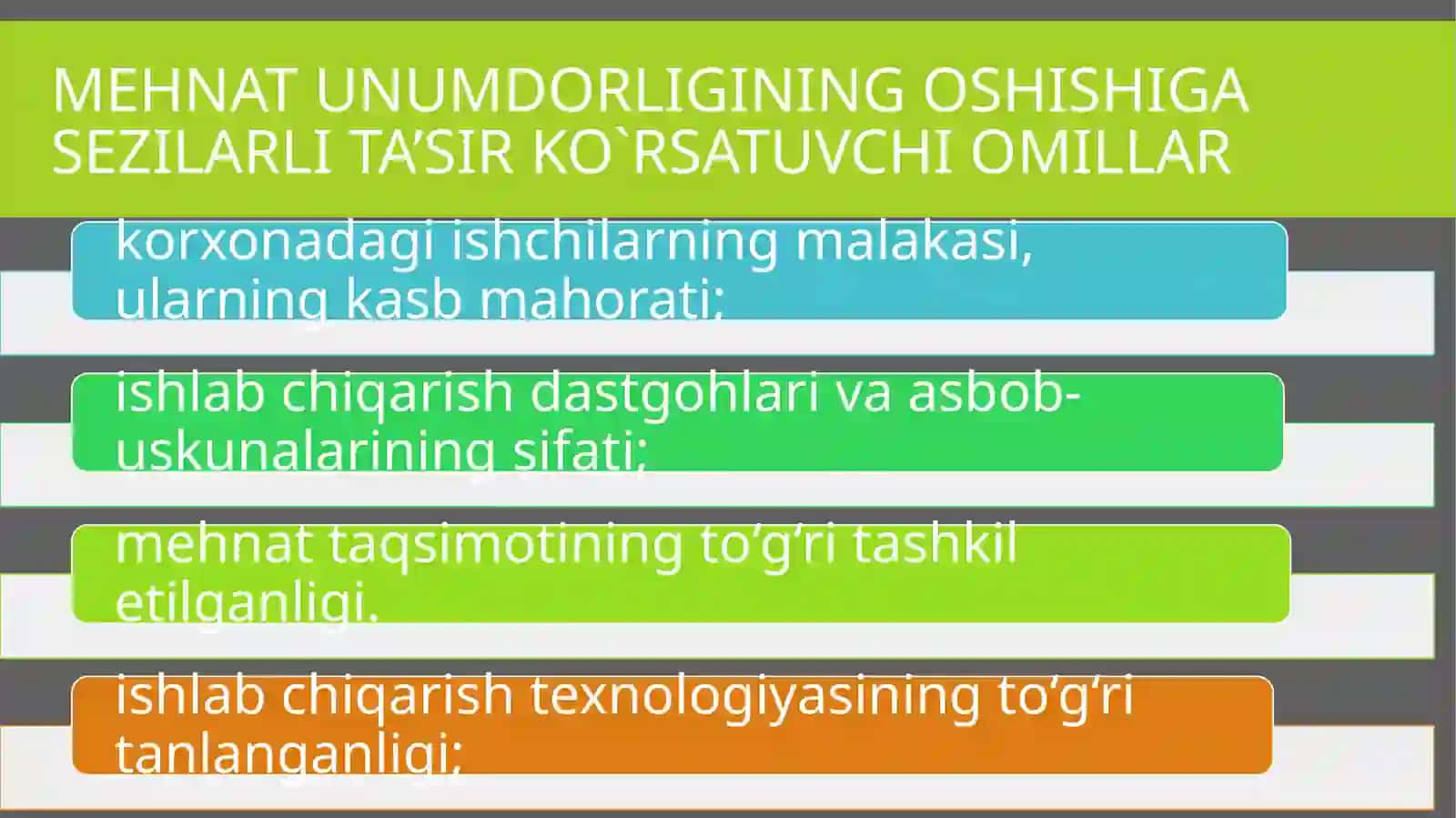 MEHNAT TAQSIMOTI VA IXTISOSLASHUV 4