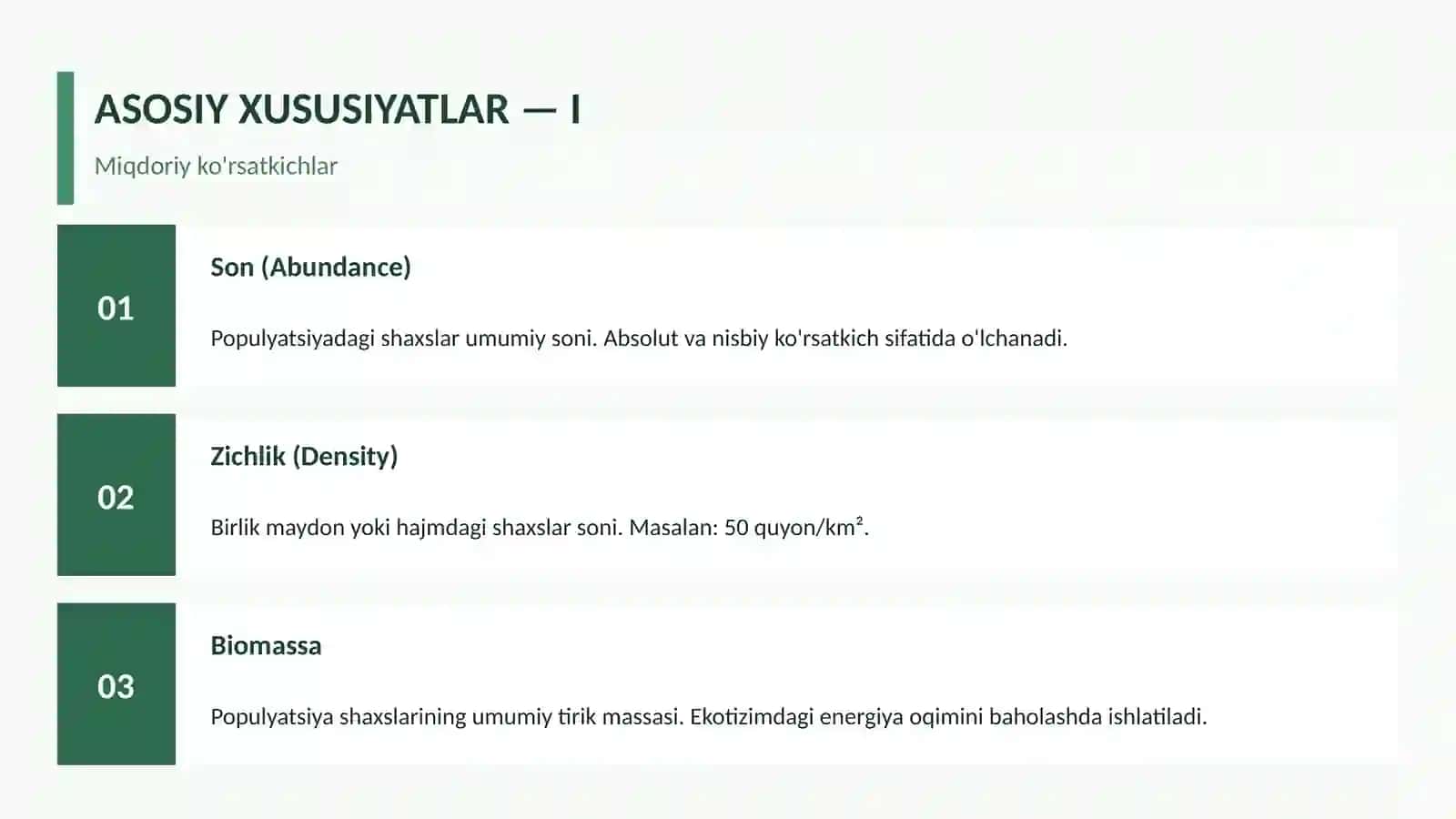 POPULYATSIYALAR 4
