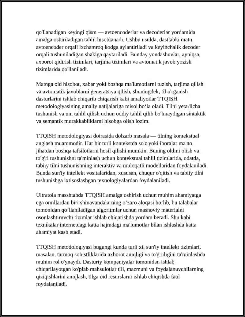 KOMPYUTER LINGVISTIKASI VA SUN'IY INTELEKT 4