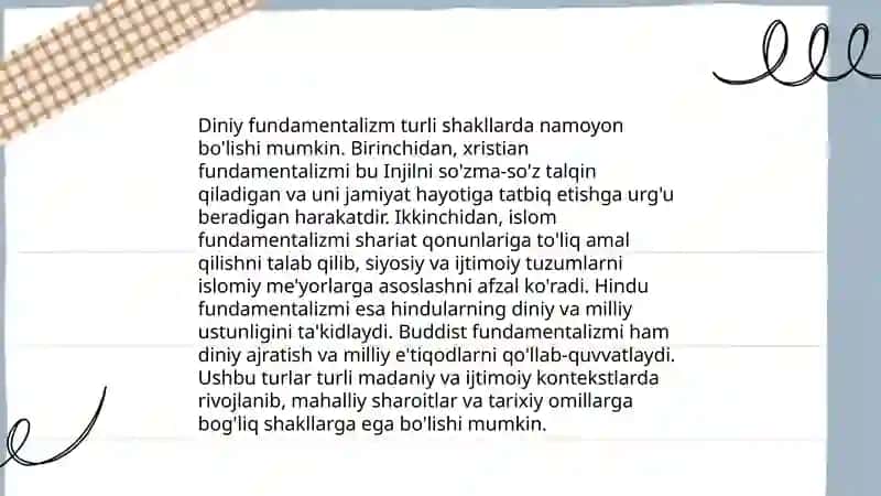 Fundamentalizmning kelib chiqishi 4