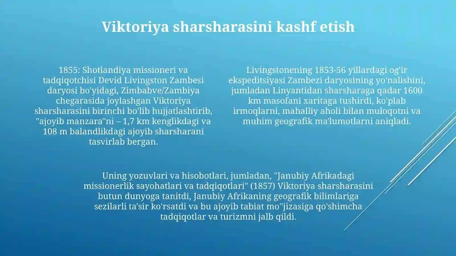 David Livingstonsayohati 4