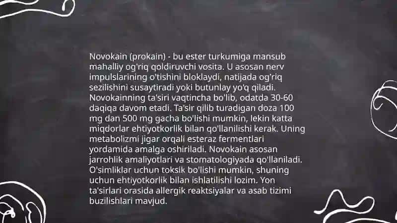 Novocaine dori 4