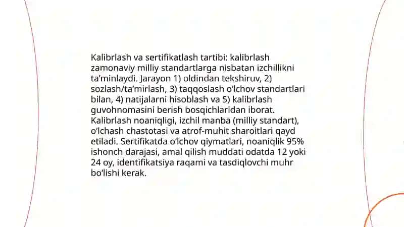 Oʻlchov nazorat vositalari 4