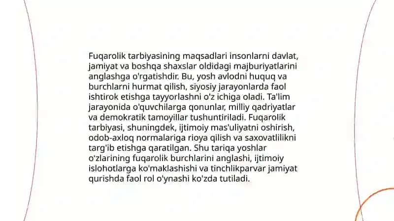 Fuqarolik tarbiyasi 4