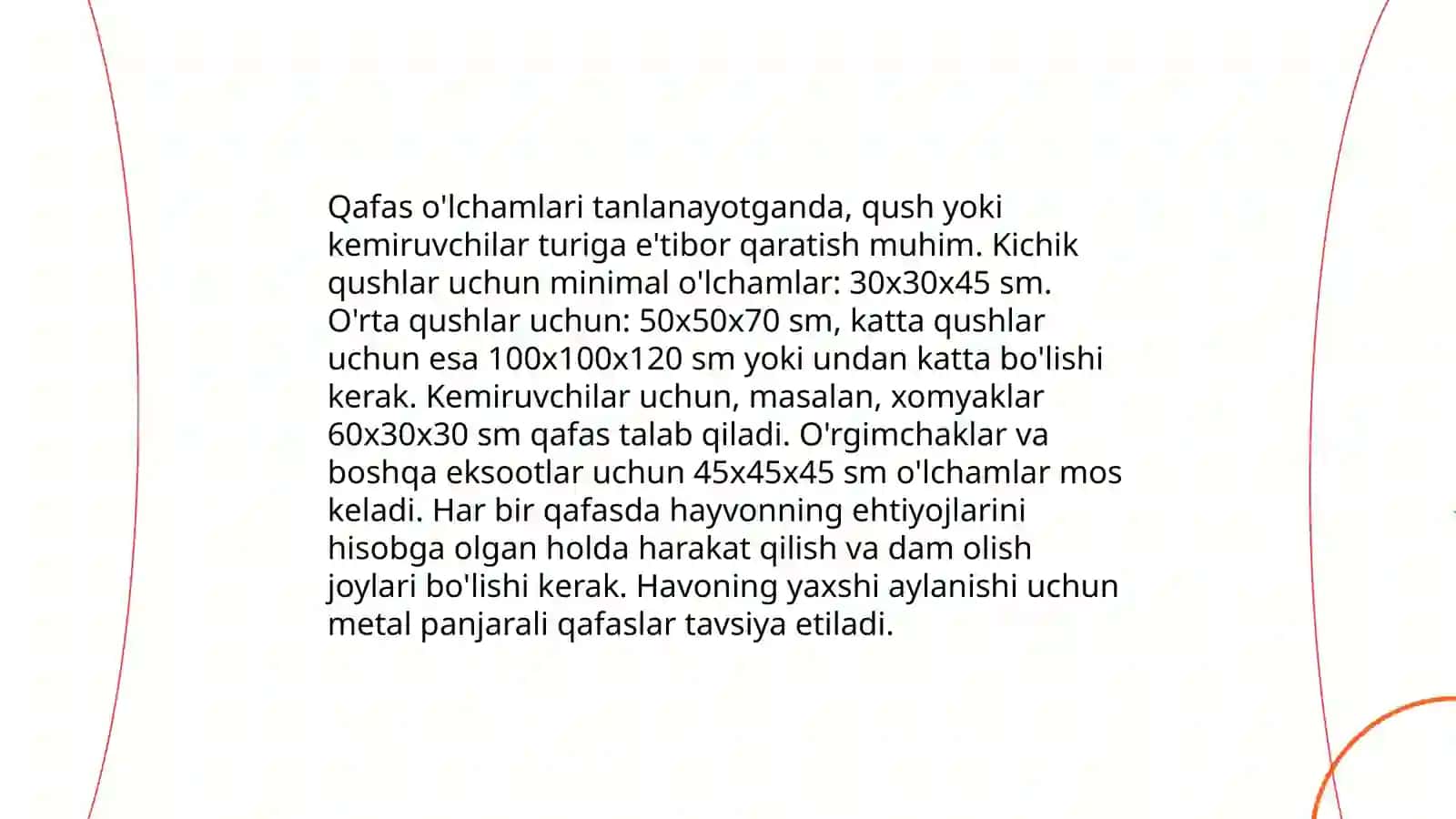 Jonivorlar uchun qafas tayyorlash 4