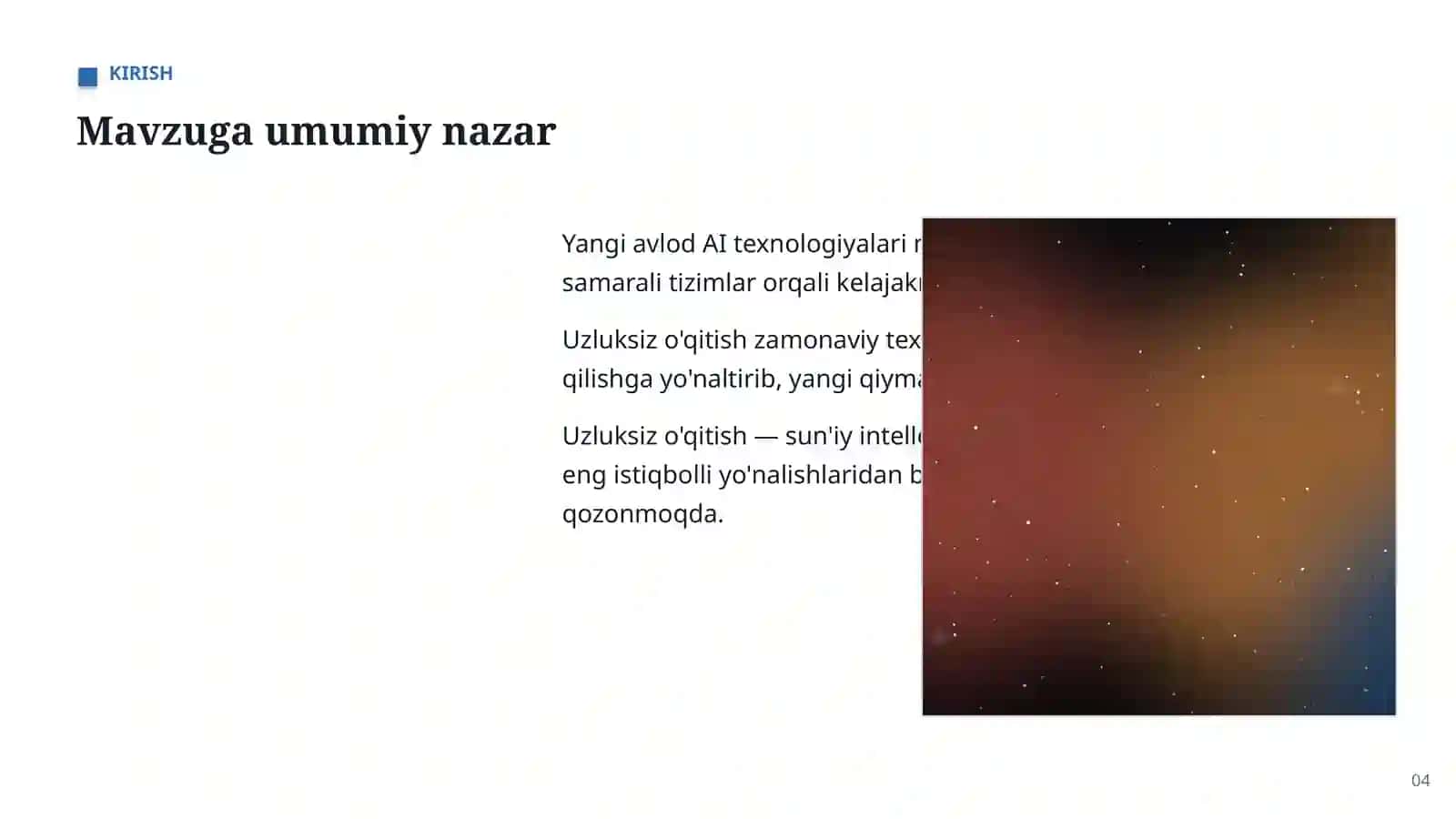 YANGI AVLOD AI TEXNOLOGIYALARI 4