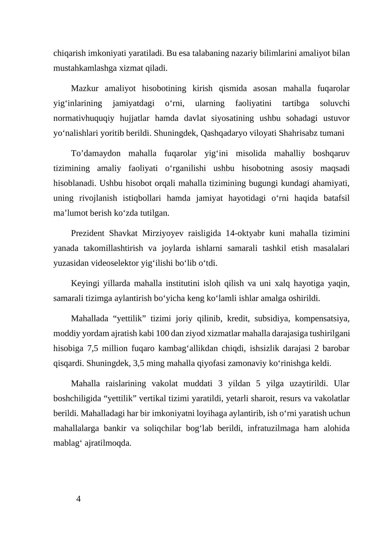 TO’DAMAYDON MFY faoliyati boʻyicha amaliyot hisoboti 4