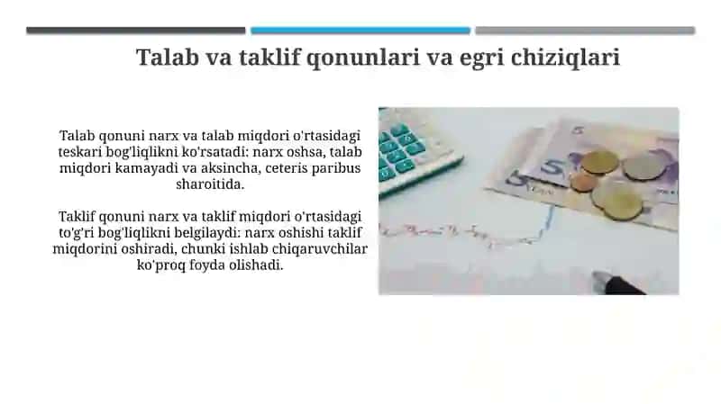 Talab va taklif 4