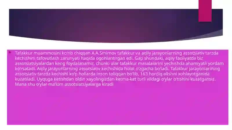 TAFAKURNING ASSOSIY XUSUSIYATLARI 4