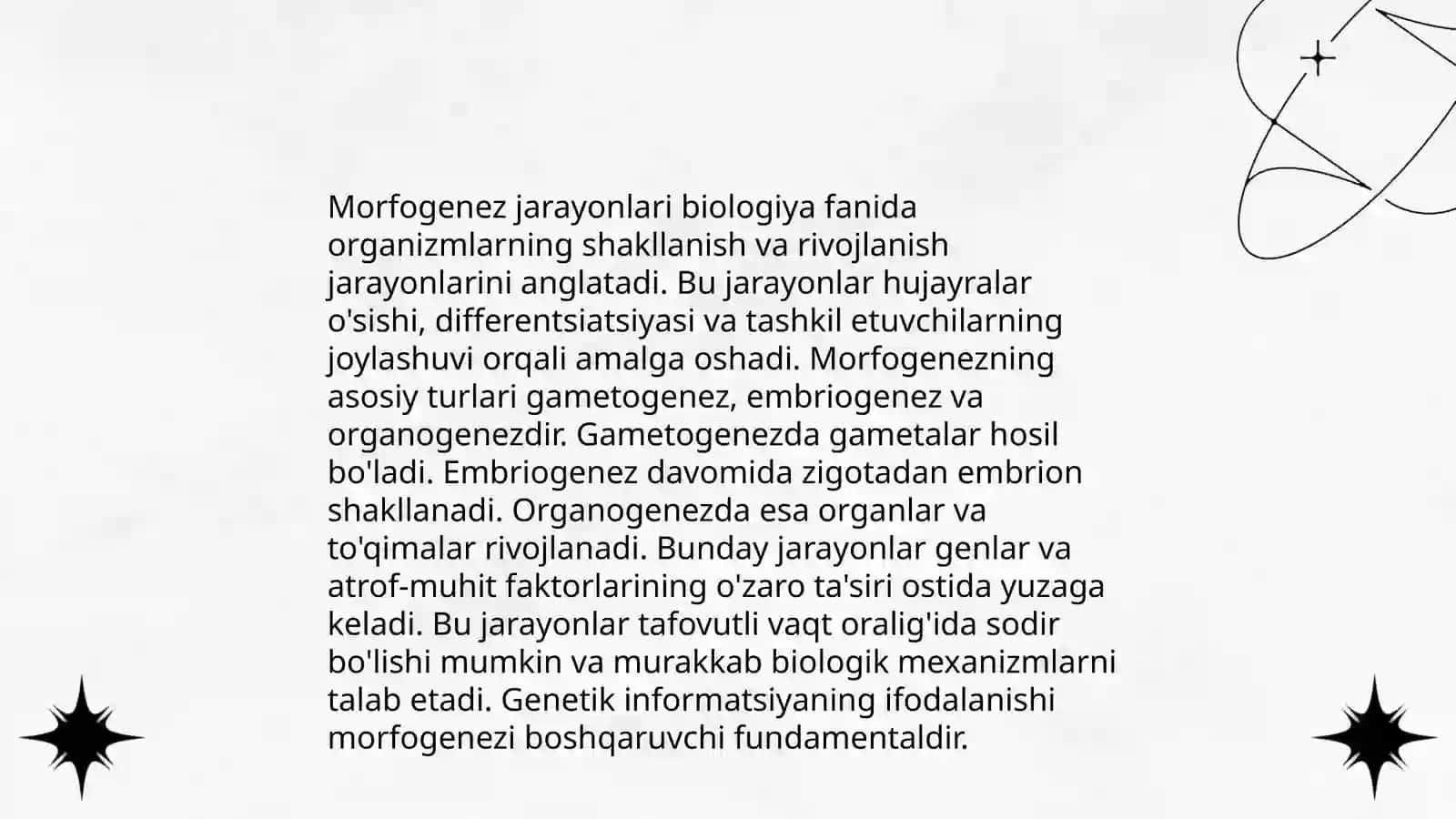 Ontogenezda o'sish geteroxroniyasi 4