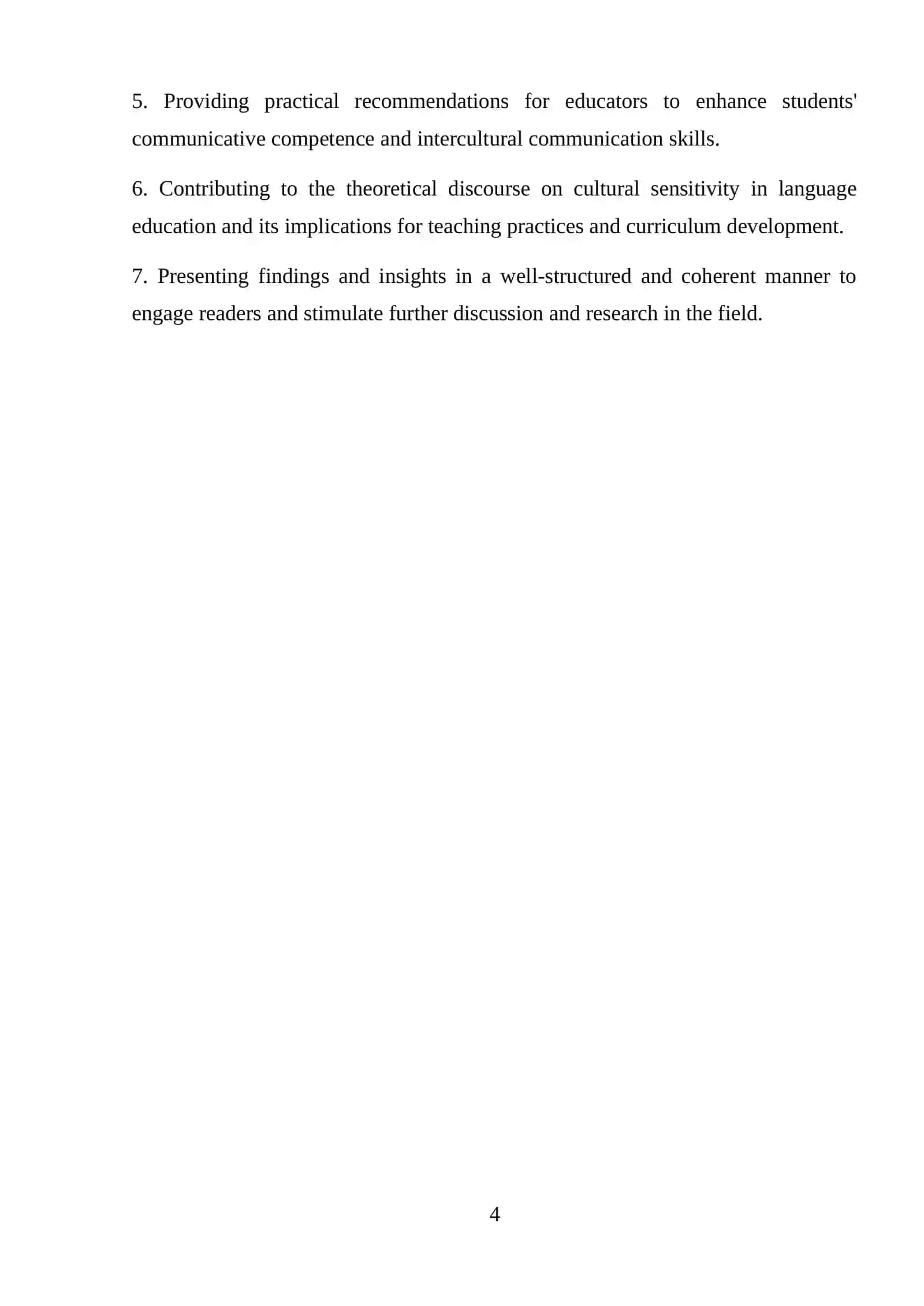 CULTURAL AIM OF TEACHING 4
