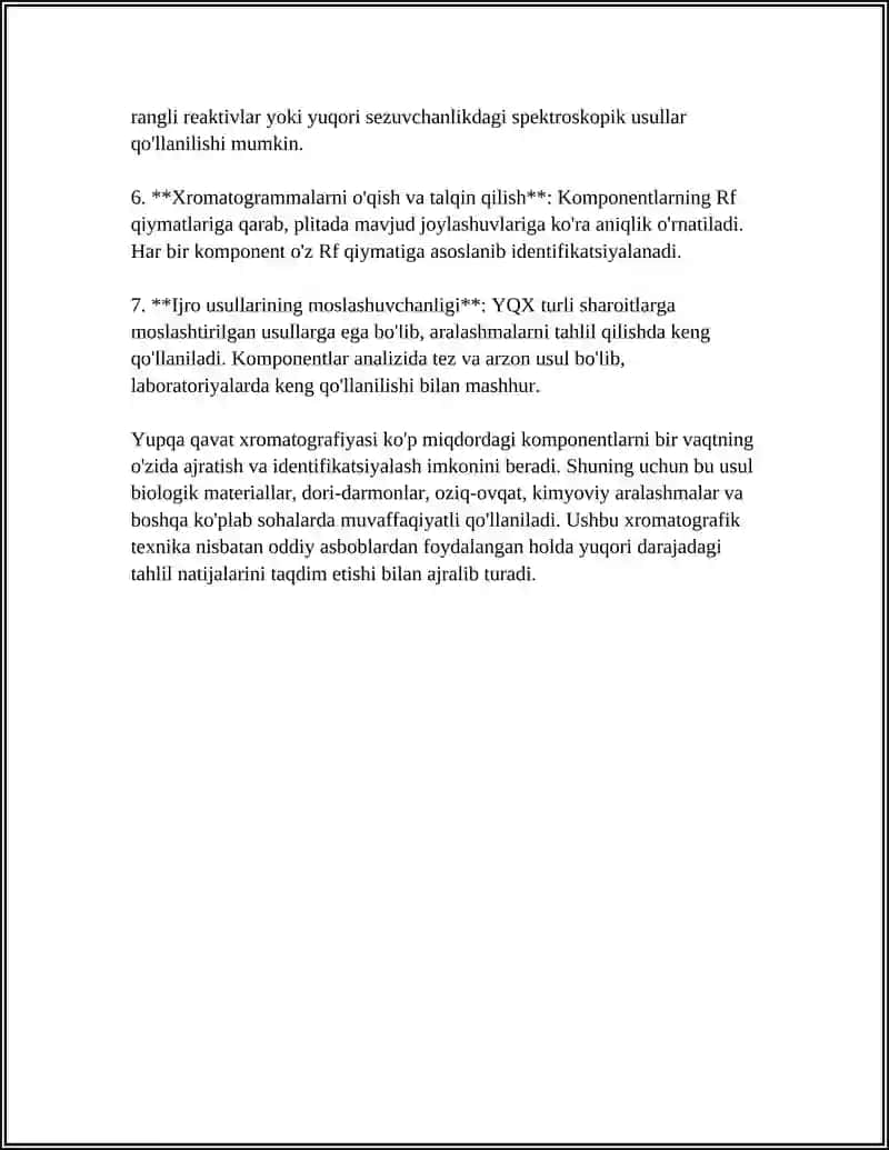 YUPQA QAVAT XROMATOGRAFIYASI 4