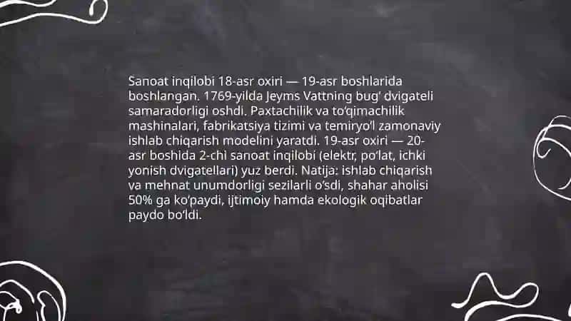 Industrial sivilizatsiyaning qaror topishi 4