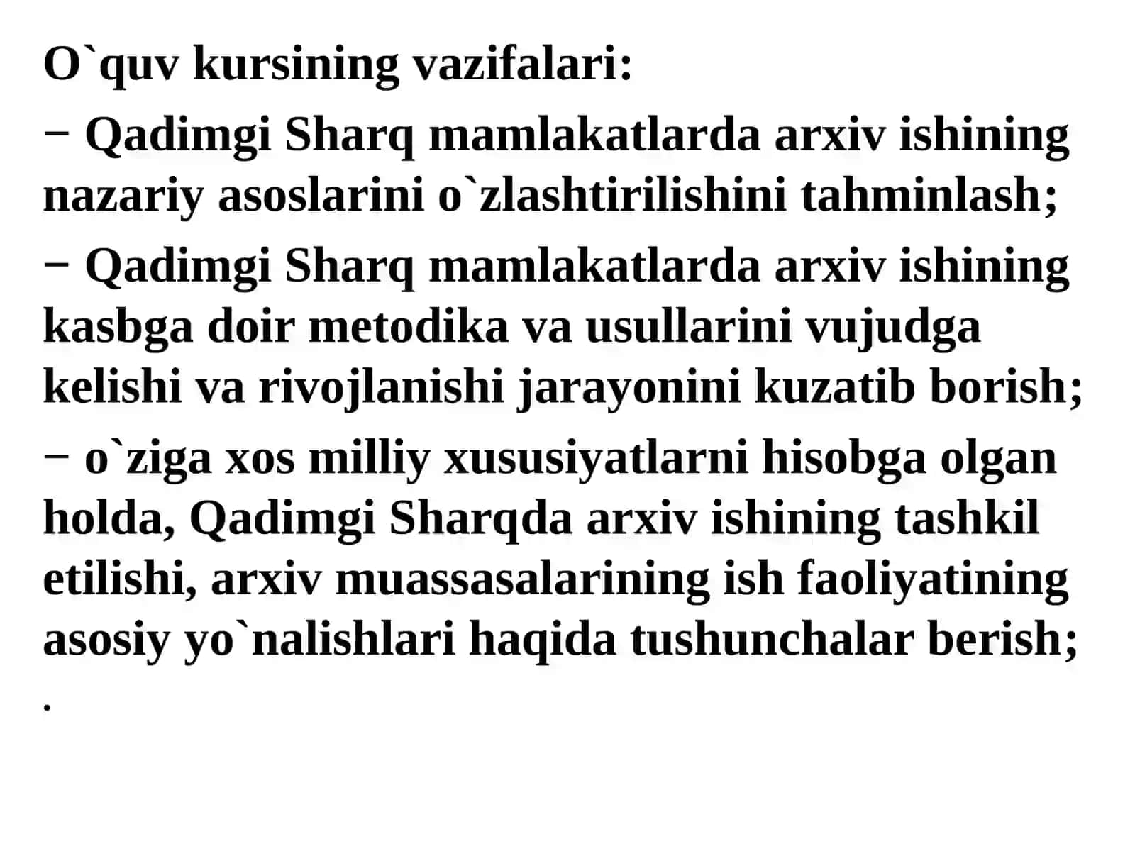 Qadimgi Sharq arxivlari 4