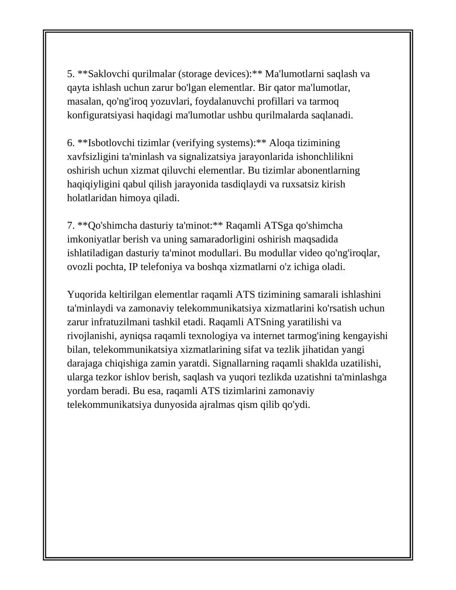 RAQAMLI ATSNI BELGILANISHI VA AFZALLIKLARI 4