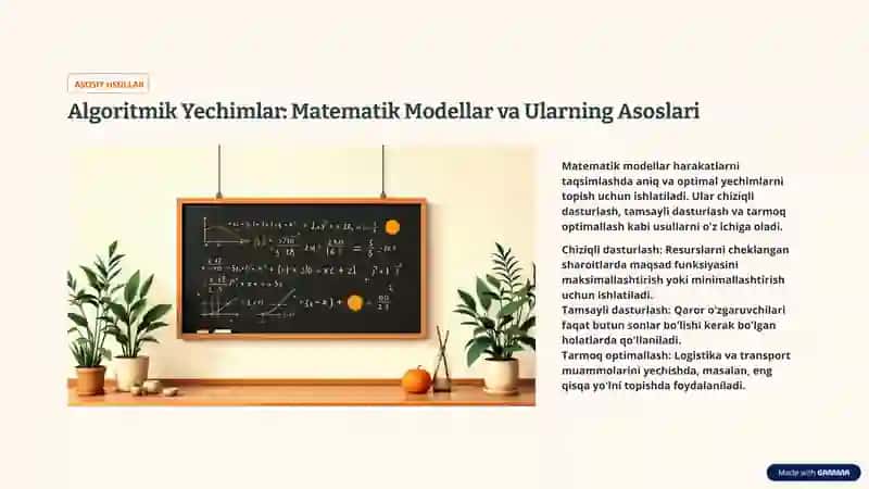 Harakatlarni Taqsimlash Usullari: Samaradorlik va Optimallash 4