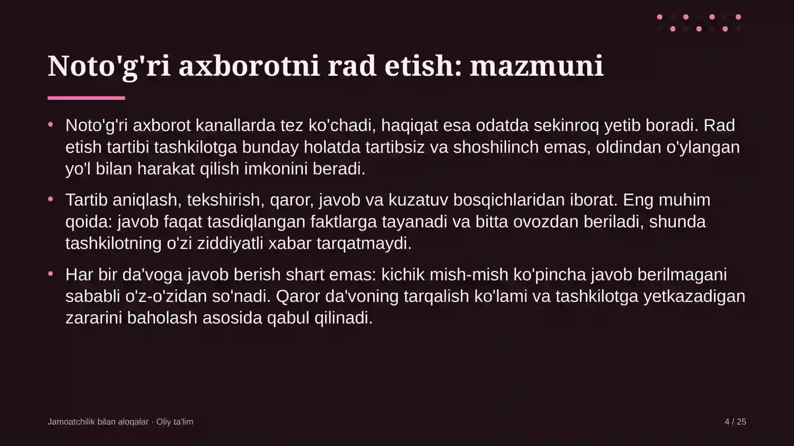 xususiy maktablarda tarqalgan noto'g'ri axborotni rad etish tartibi 3198 4