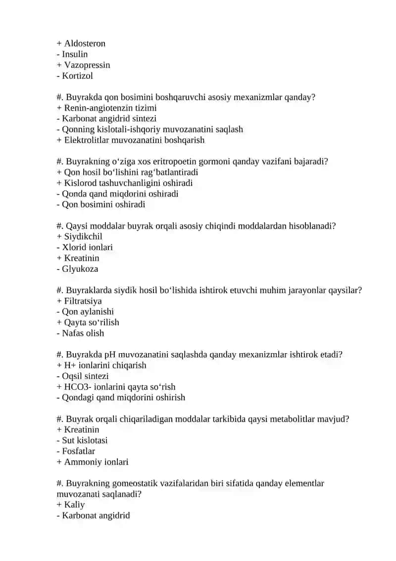 Buyrak biokimyosi 4
