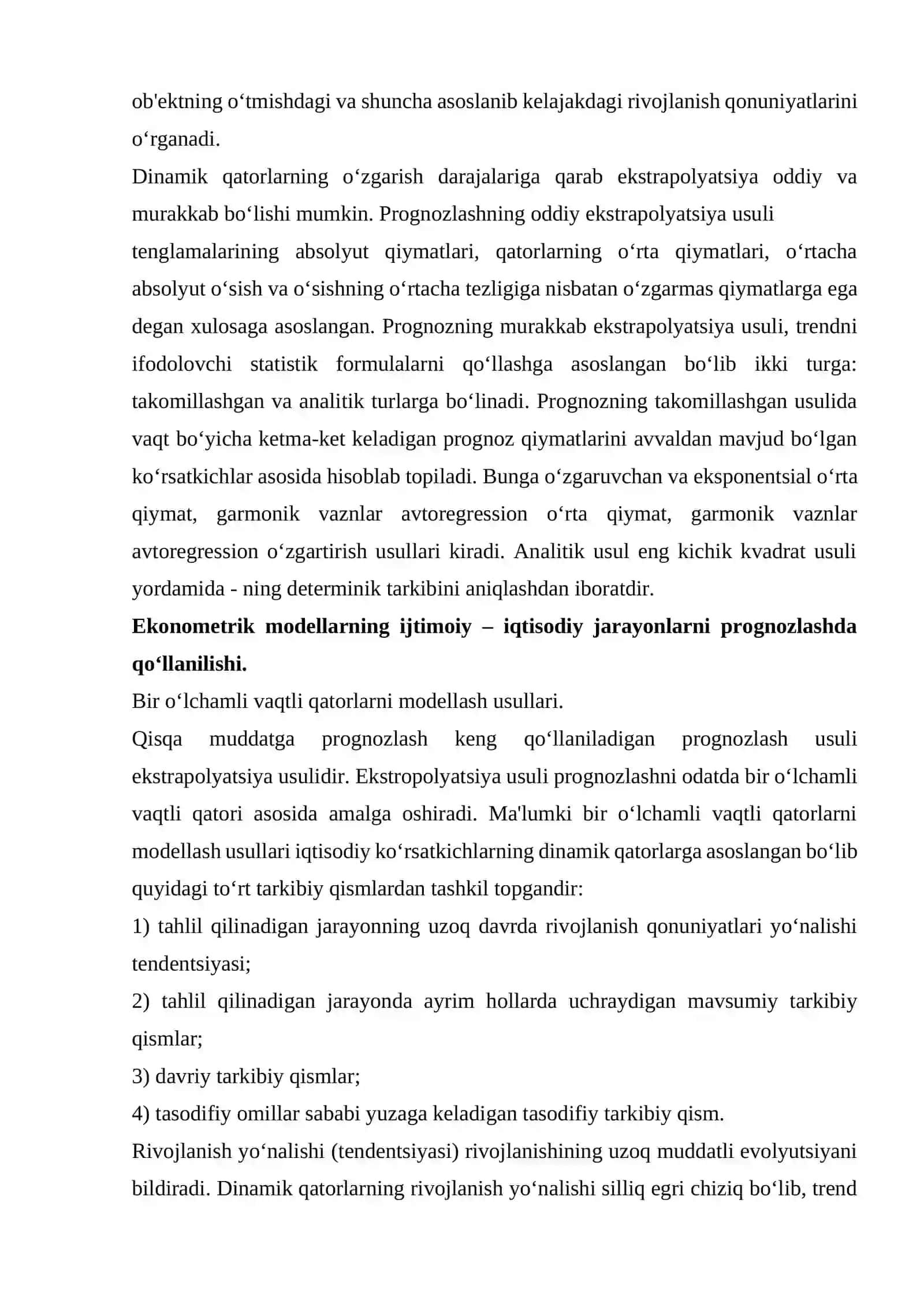 Korrelyatsion-regression tahlil modellari 4
