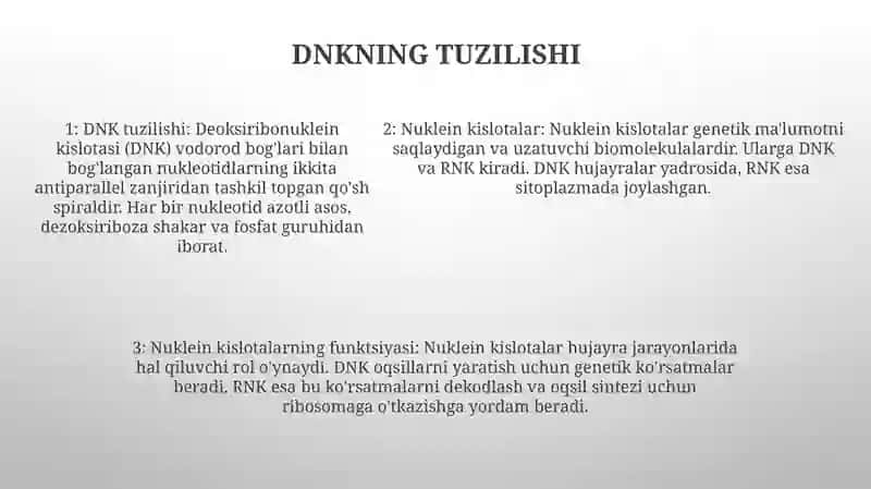 Nuklein Kislotalar Olinishi Va Xossalari 4