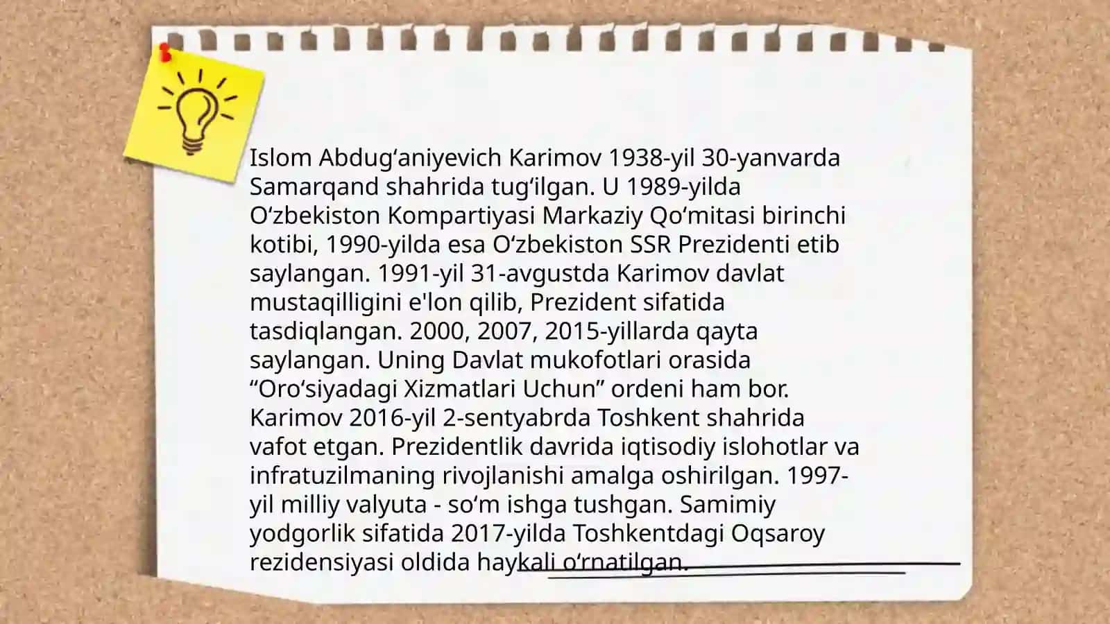 Mustaqil O'zbekiston Reapublikasining tashkil topishi va uning tarixiy ahamiyati 4
