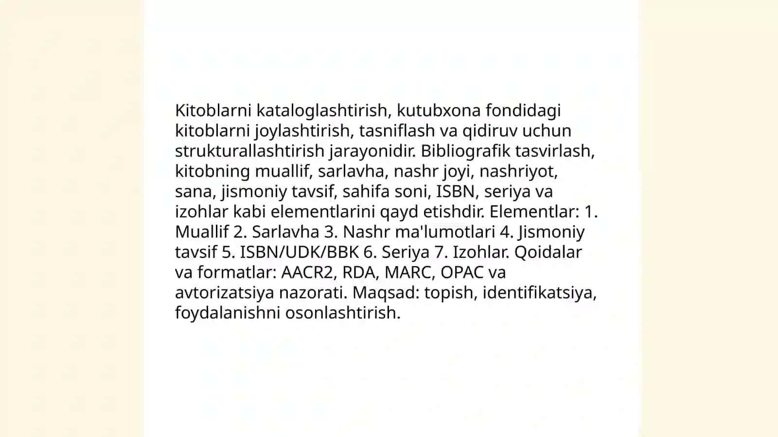 Kutubxona va kitob fondini shakllantirish 4