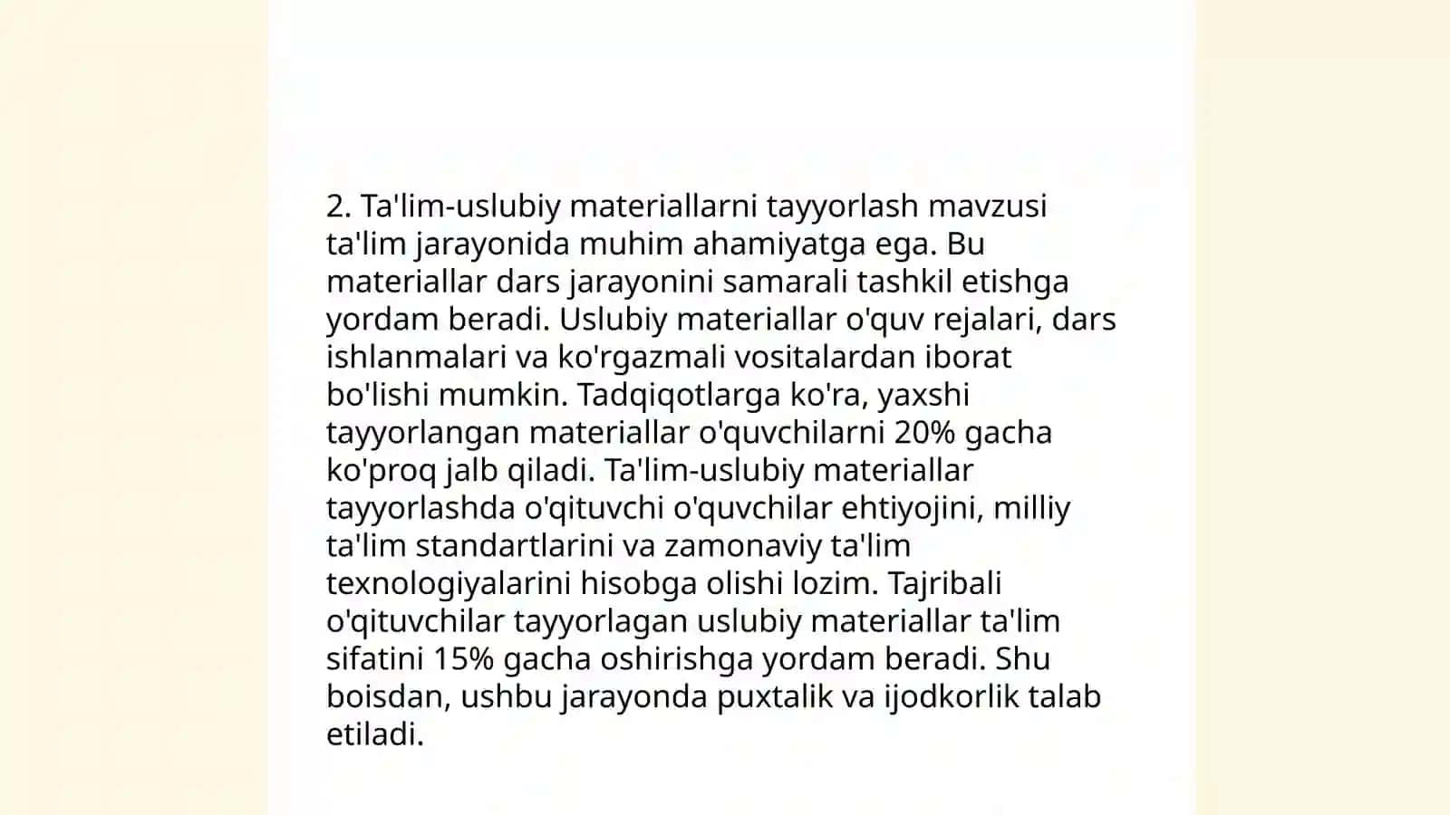 O'quv rejalarini tuzish 4