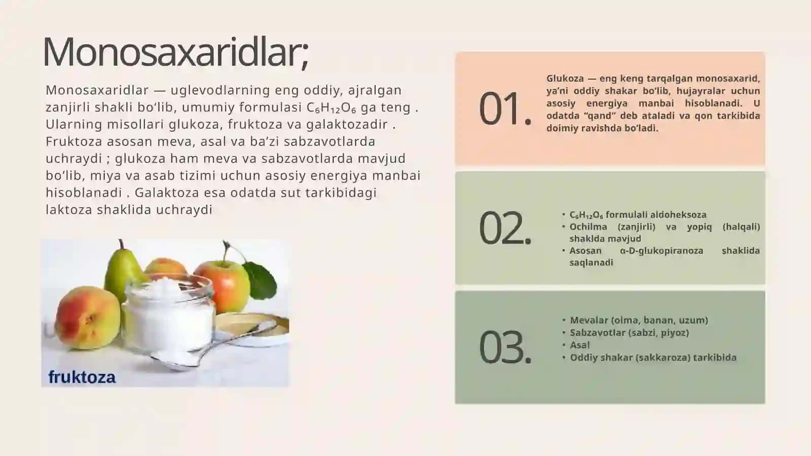 OZIQ-OVQAT TARKIBIDAGI UGLEVODORODLAR 4