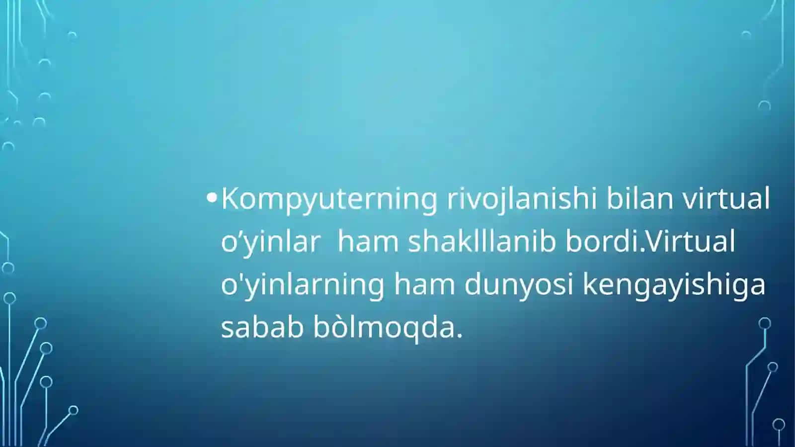 Virtual o’yinlar vA ularning yoshlar ongiga ta’siri 4