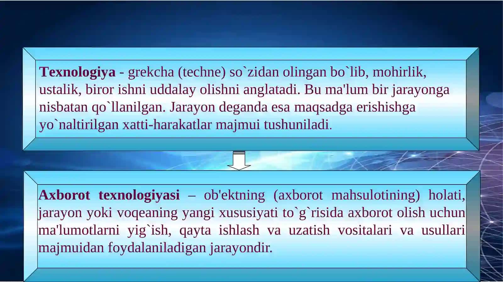 Axborot texnologiyalari infratuzilmasining komponentlari 4