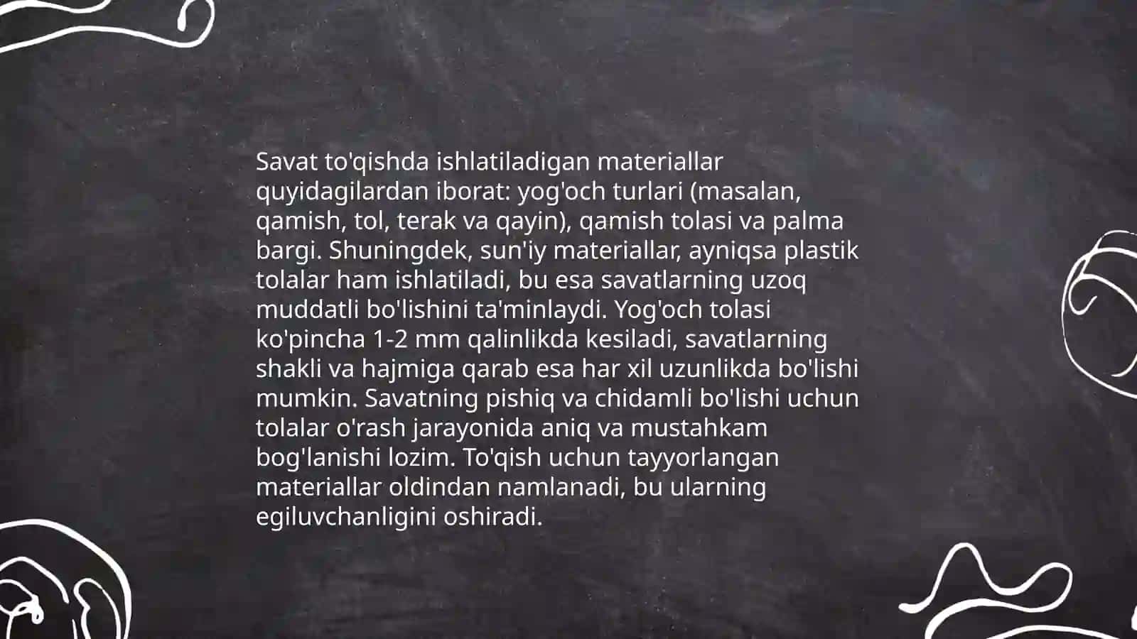 Meva uchun savat to'qish 4