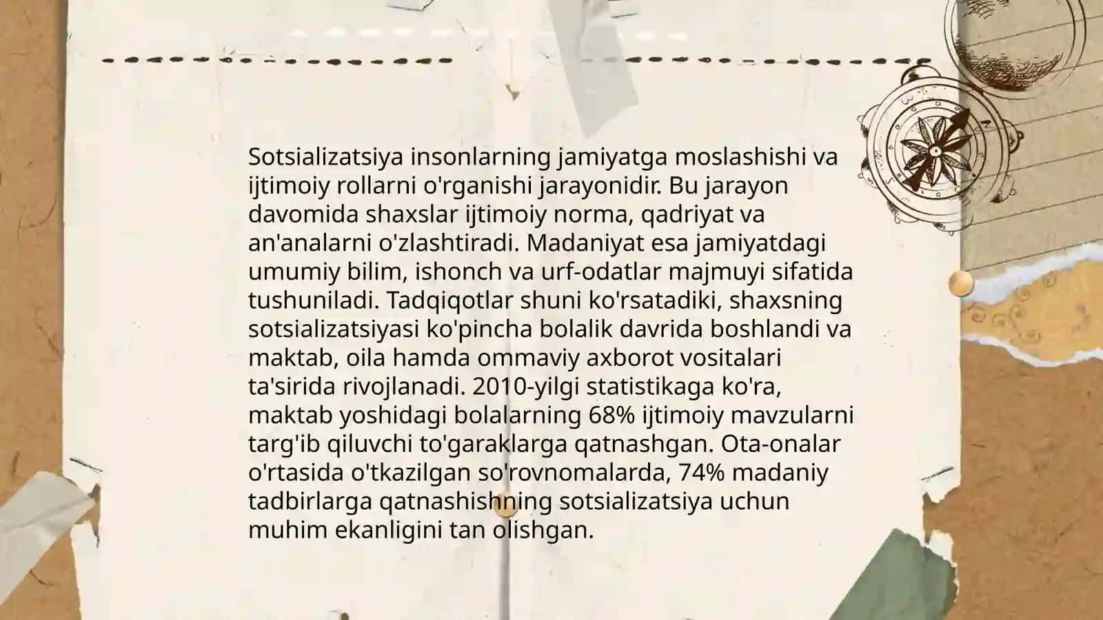 Shaxs sotsializatsiyasi 4