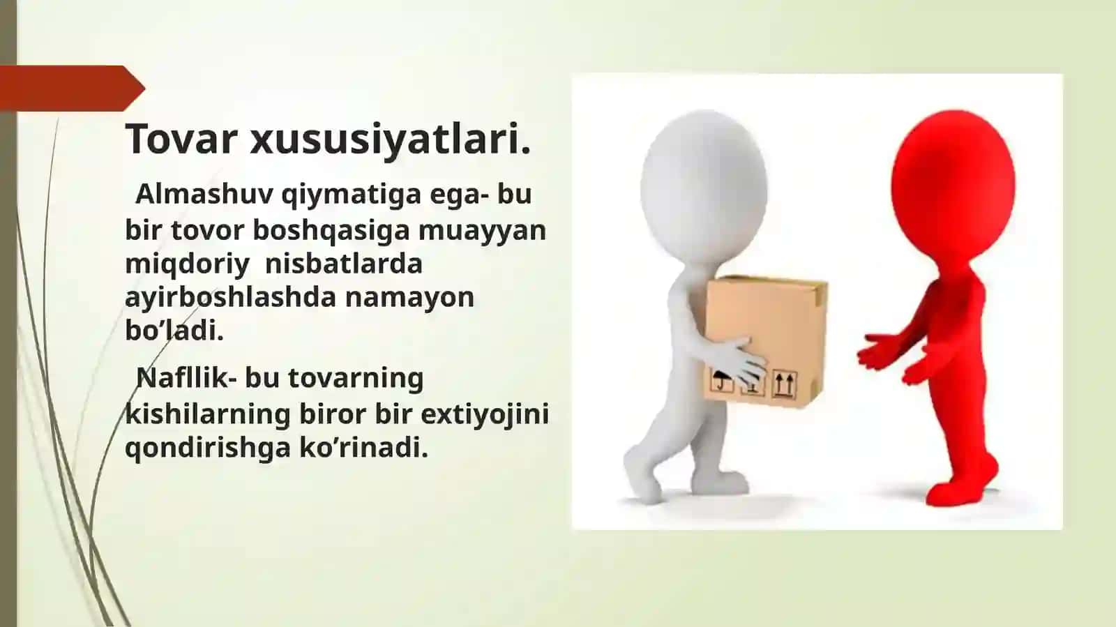 IQTISODIYOTDA TOVAR VA PUL 4
