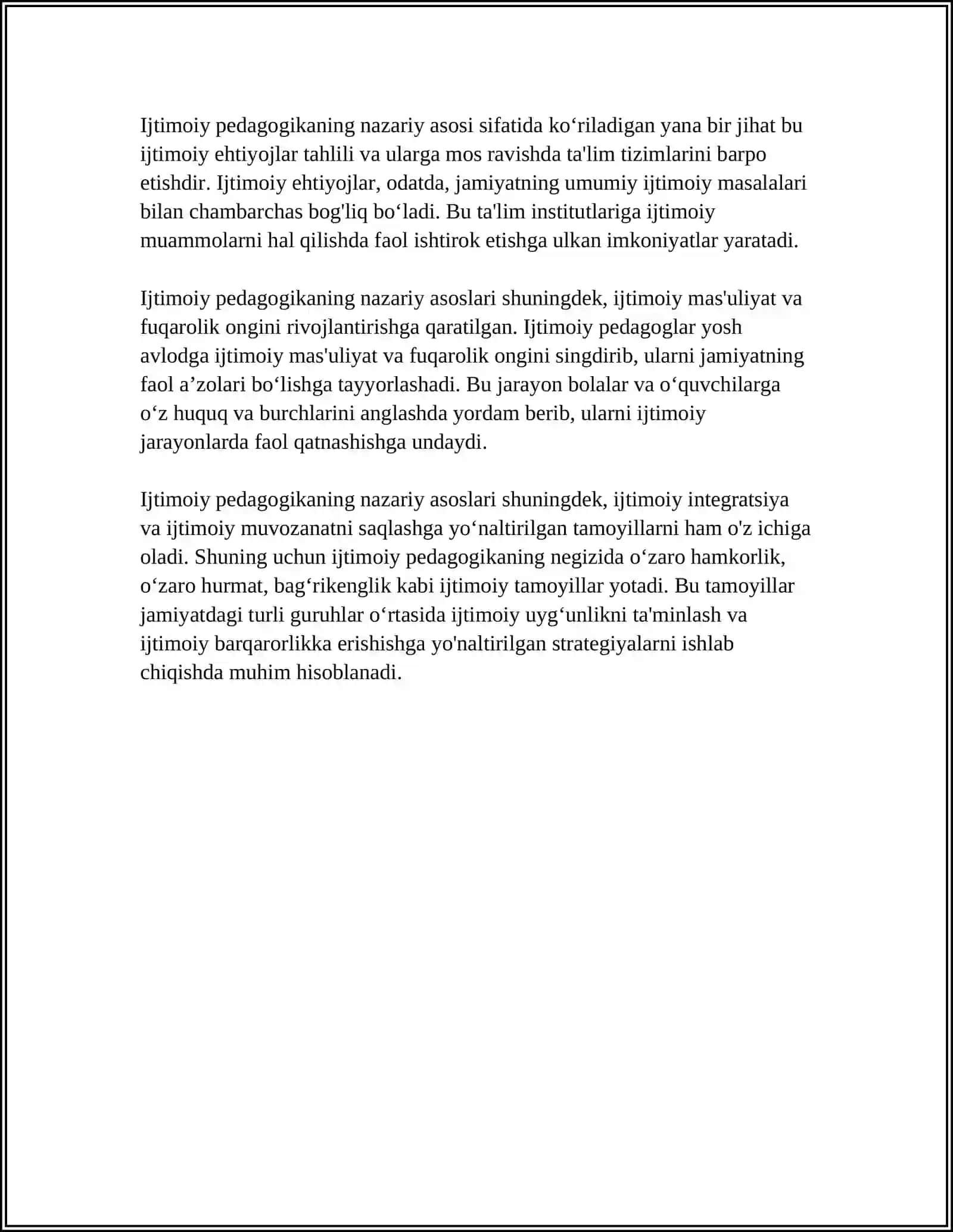 Ijtimoiy pedagogika asoslari 4