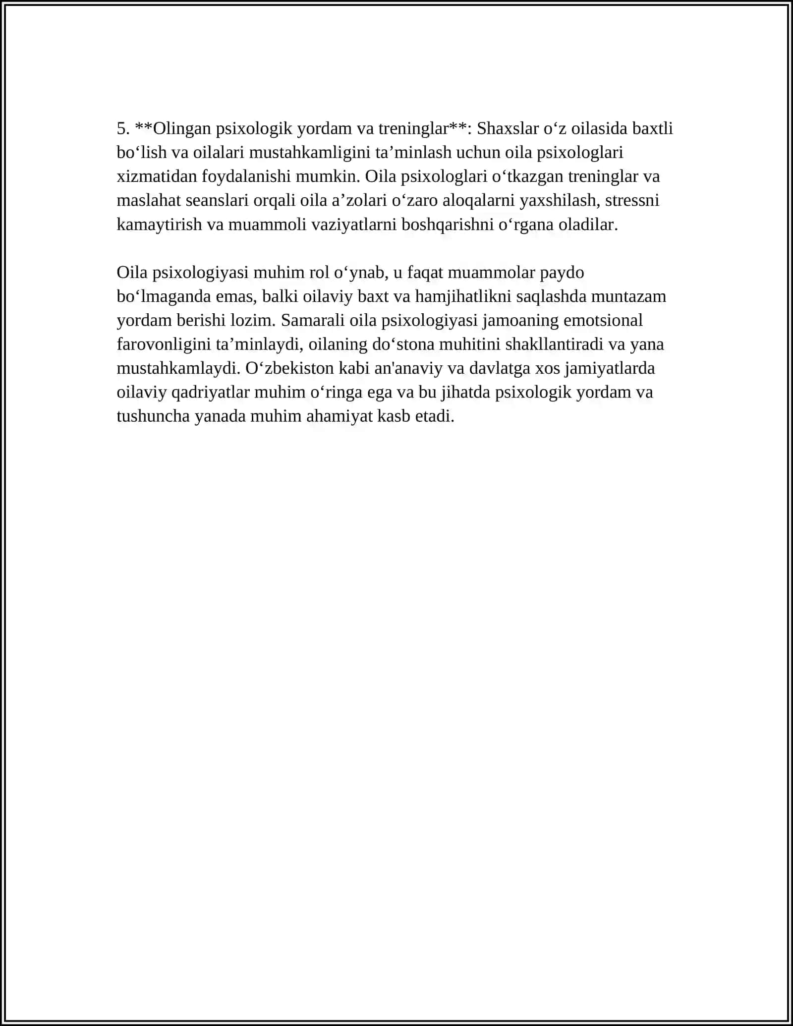 OILA PSIXOLOGIYASI 4