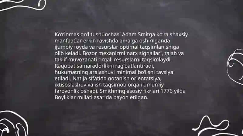 Adam Smitning iqtisodiy gʻoyalari haqida 4