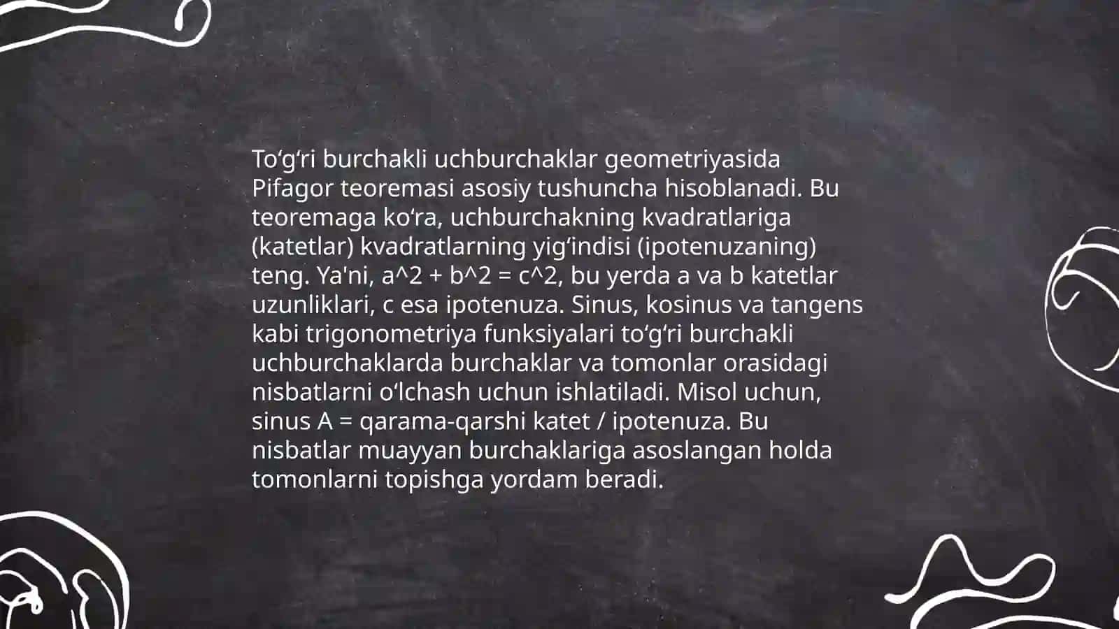 Pifagor teoremasi 4
